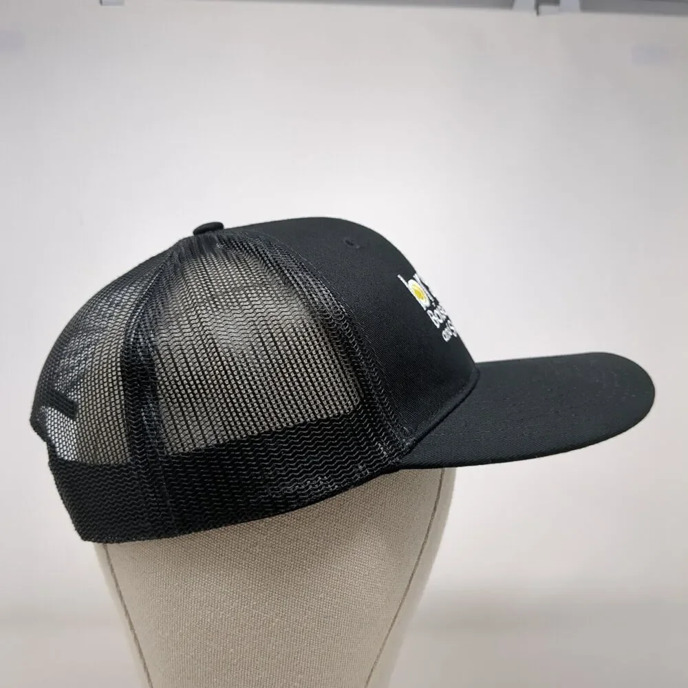 Boise Racquet and Swim Club Snapback Trucker Hat Black OSFA Mesh Back